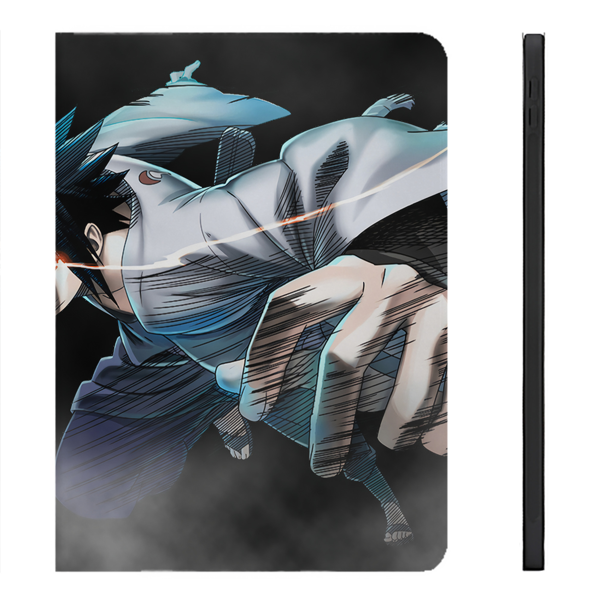 （画像用） NARUTO -ナルト- NARUTO -ナルト- 疾風伝 IPadケース ペンホルダー付き ブックスタイルデザイン